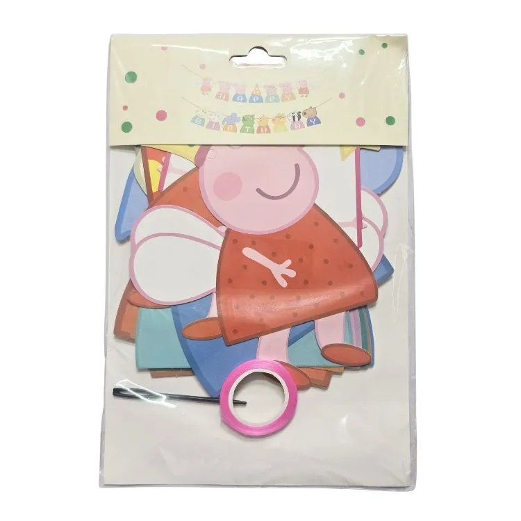 Peppa Pig Birthday Banner